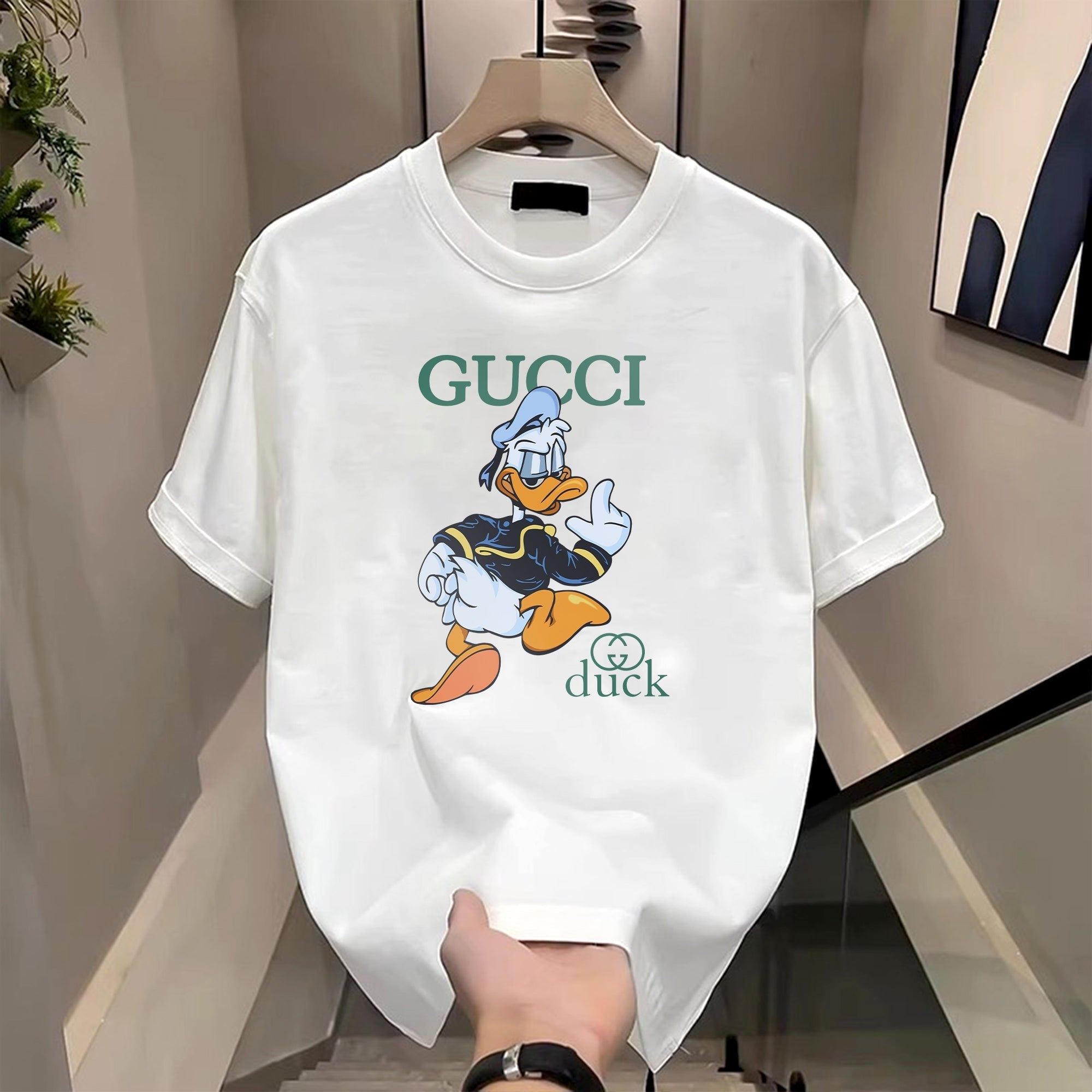 Men's Brand Premium Selling T-Shirt (BD-GOLD BOSS+GUCCI DUCK)